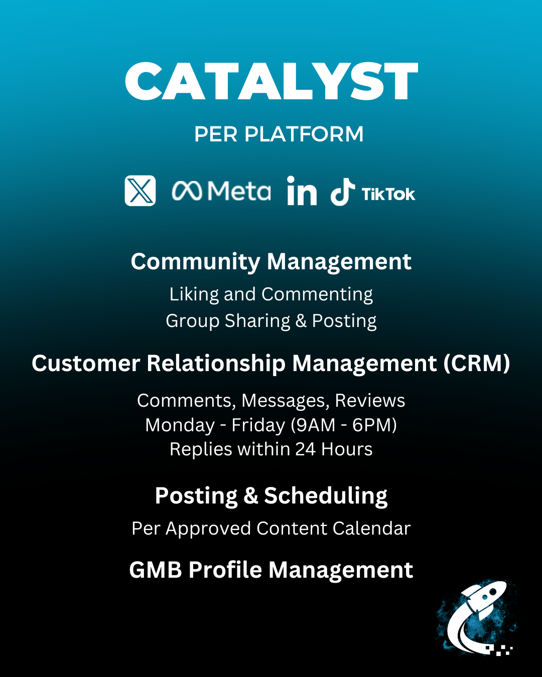 Catalyst Social Media Management Package